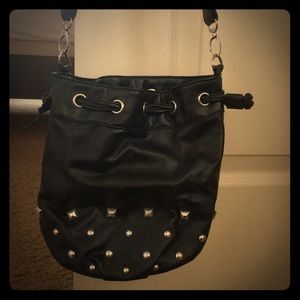 Small black shoulder bag